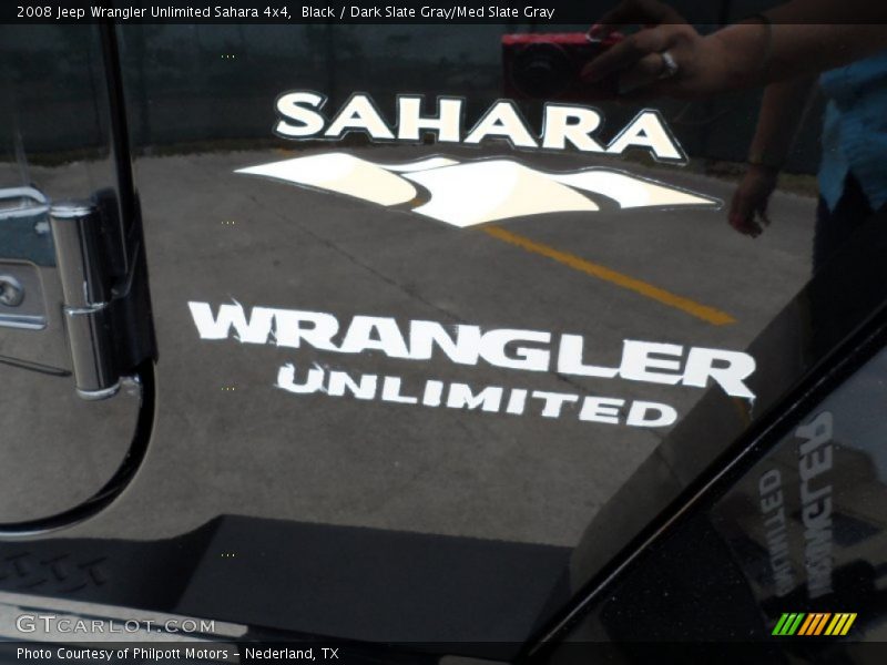 Black / Dark Slate Gray/Med Slate Gray 2008 Jeep Wrangler Unlimited Sahara 4x4