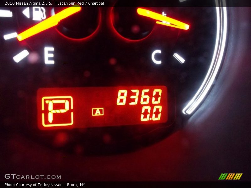 Tuscan Sun Red / Charcoal 2010 Nissan Altima 2.5 S