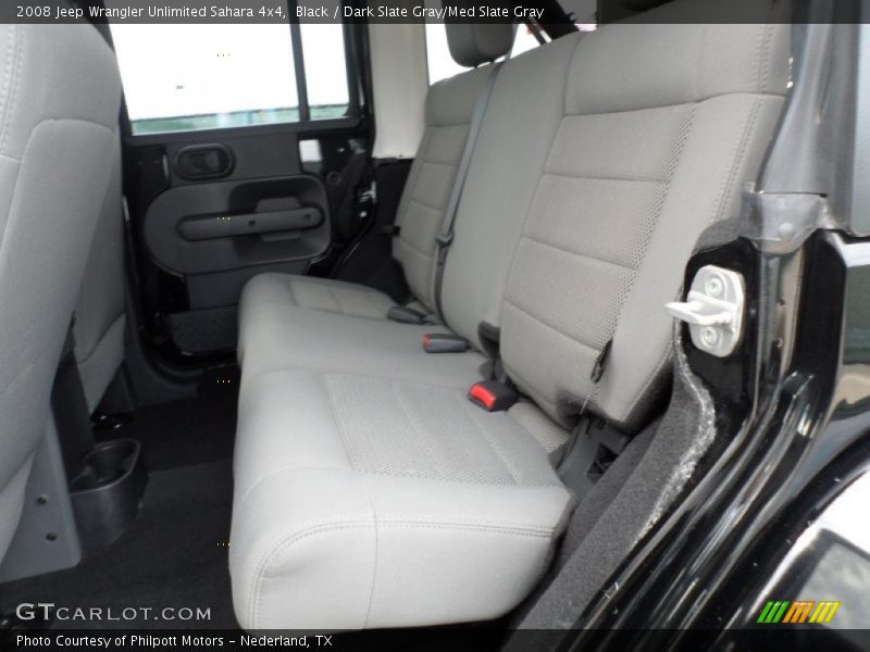 Black / Dark Slate Gray/Med Slate Gray 2008 Jeep Wrangler Unlimited Sahara 4x4