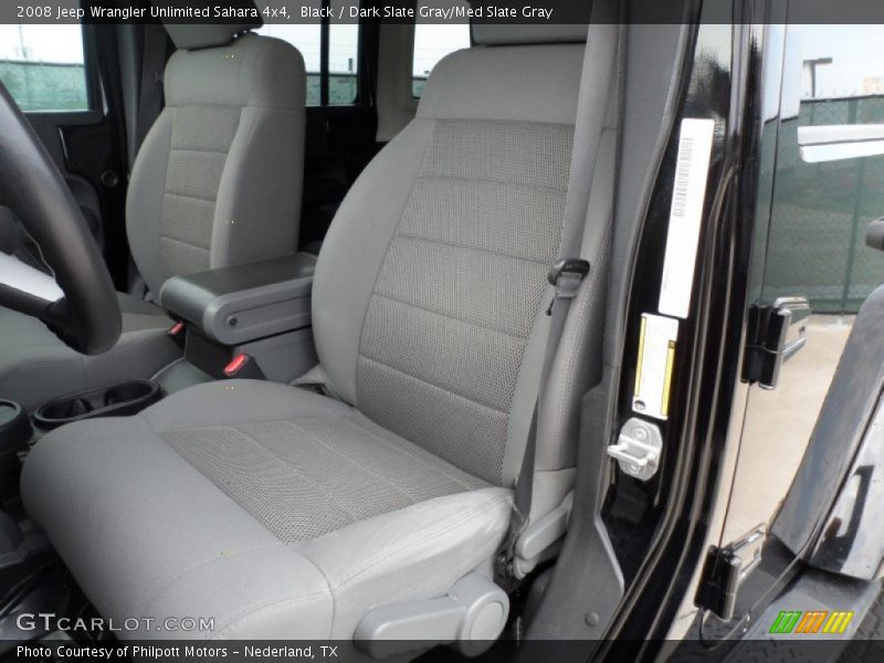 Black / Dark Slate Gray/Med Slate Gray 2008 Jeep Wrangler Unlimited Sahara 4x4
