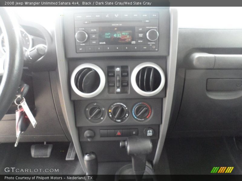 Black / Dark Slate Gray/Med Slate Gray 2008 Jeep Wrangler Unlimited Sahara 4x4