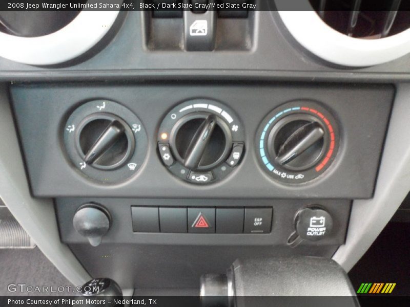 Black / Dark Slate Gray/Med Slate Gray 2008 Jeep Wrangler Unlimited Sahara 4x4