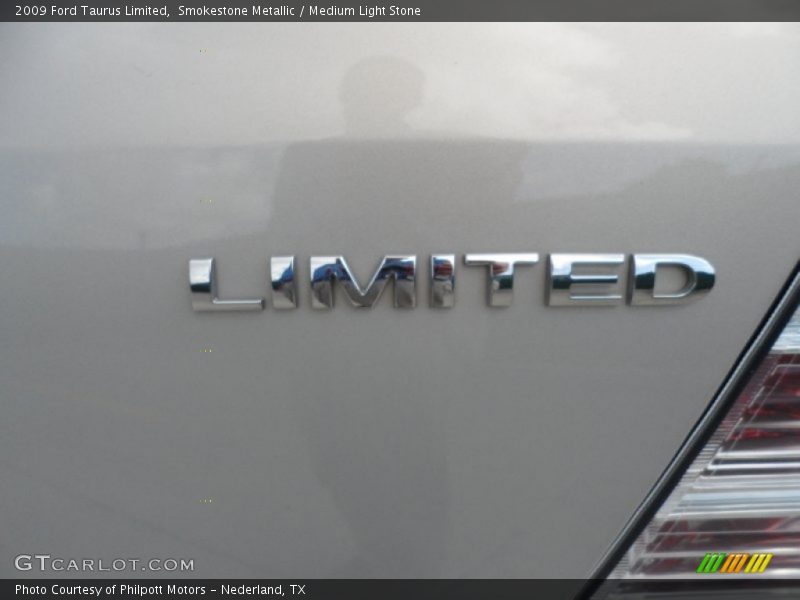 Smokestone Metallic / Medium Light Stone 2009 Ford Taurus Limited