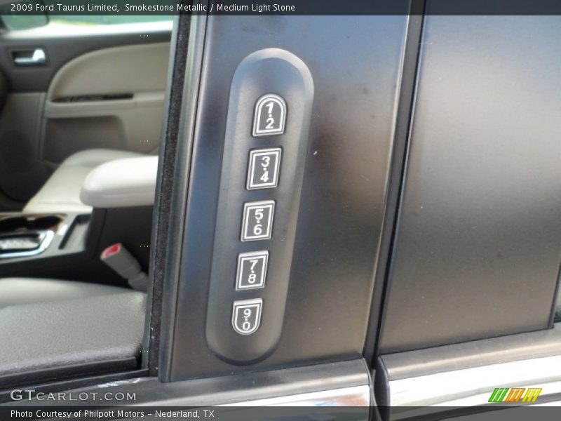 Smokestone Metallic / Medium Light Stone 2009 Ford Taurus Limited