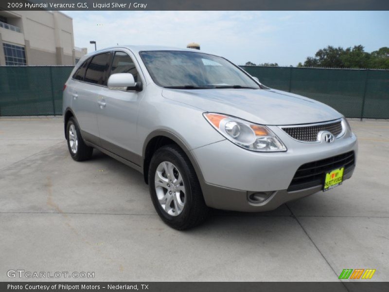 Liquid Silver / Gray 2009 Hyundai Veracruz GLS