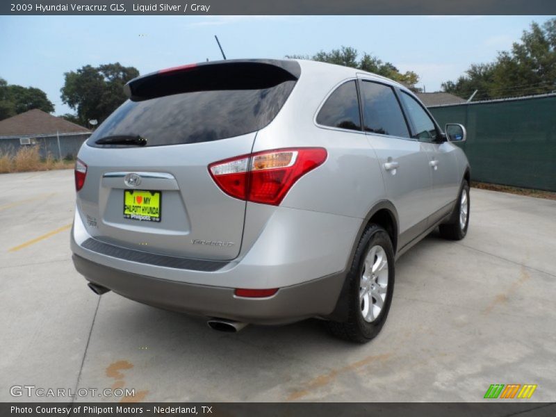 Liquid Silver / Gray 2009 Hyundai Veracruz GLS