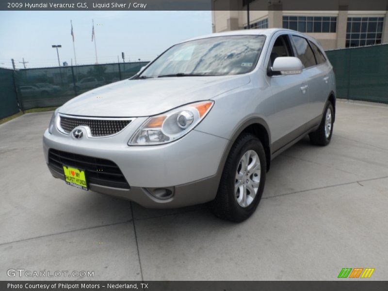 Liquid Silver / Gray 2009 Hyundai Veracruz GLS