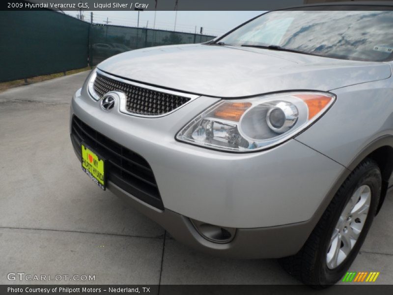 Liquid Silver / Gray 2009 Hyundai Veracruz GLS