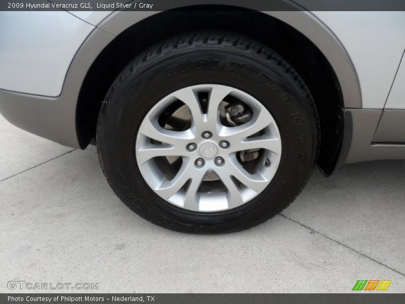 Liquid Silver / Gray 2009 Hyundai Veracruz GLS