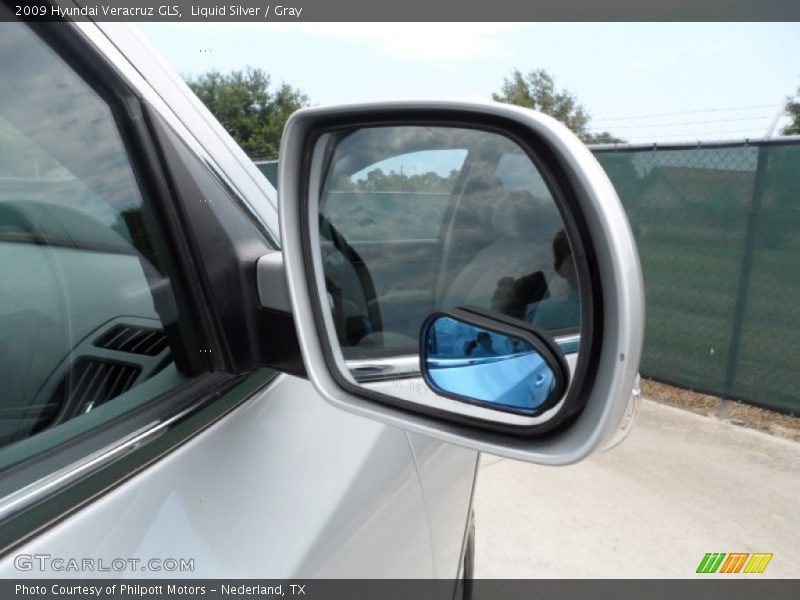 Liquid Silver / Gray 2009 Hyundai Veracruz GLS