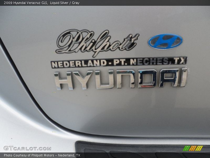 Liquid Silver / Gray 2009 Hyundai Veracruz GLS