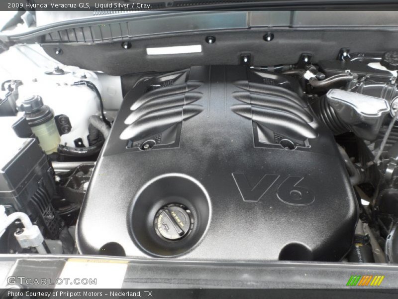 Liquid Silver / Gray 2009 Hyundai Veracruz GLS
