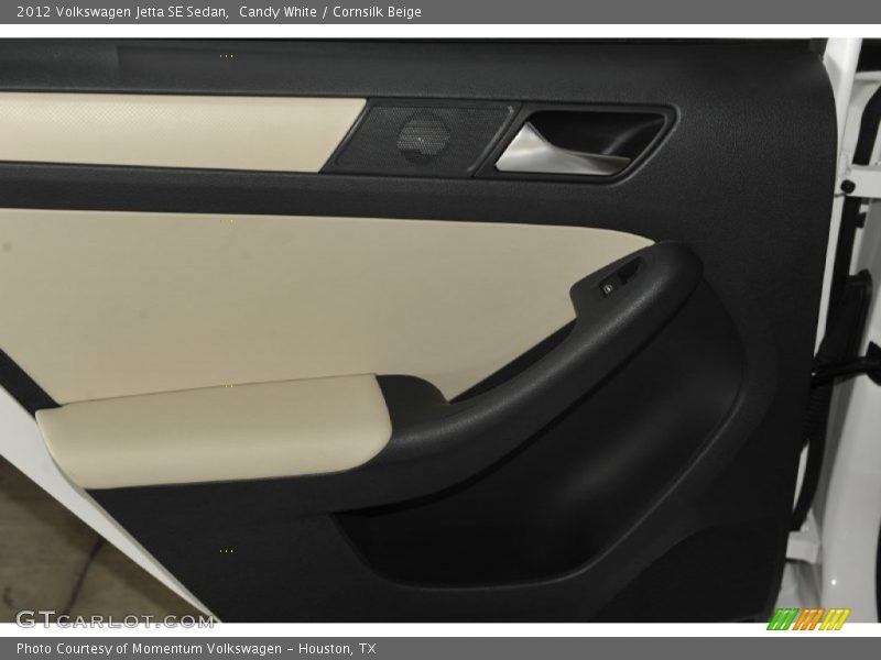 Candy White / Cornsilk Beige 2012 Volkswagen Jetta SE Sedan