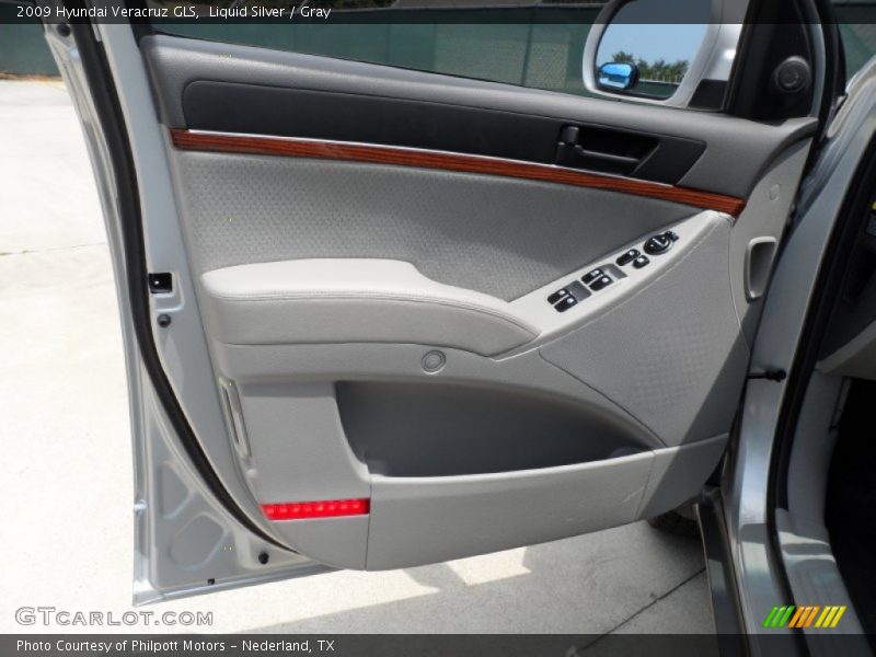 Liquid Silver / Gray 2009 Hyundai Veracruz GLS