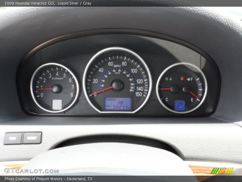 Liquid Silver / Gray 2009 Hyundai Veracruz GLS