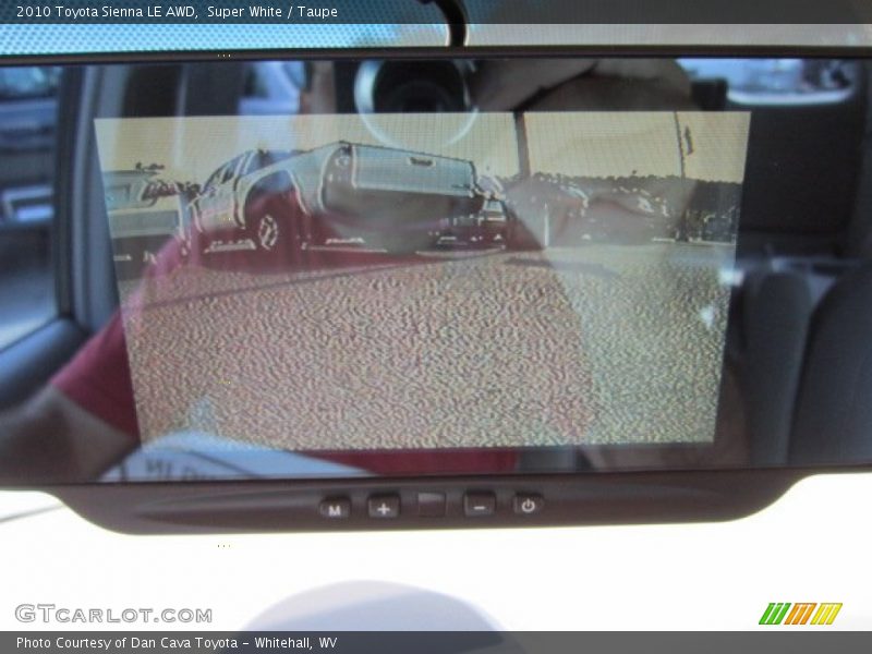 Super White / Taupe 2010 Toyota Sienna LE AWD