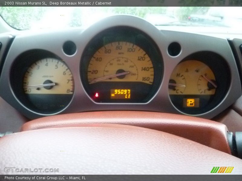 Deep Bordeaux Metallic / Cabernet 2003 Nissan Murano SL