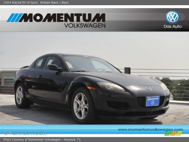Brilliant Black / Black 2004 Mazda RX-8 Sport