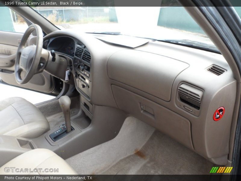 Dashboard of 1996 Camry LE Sedan