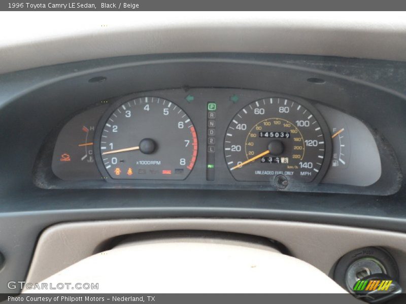  1996 Camry LE Sedan LE Sedan Gauges