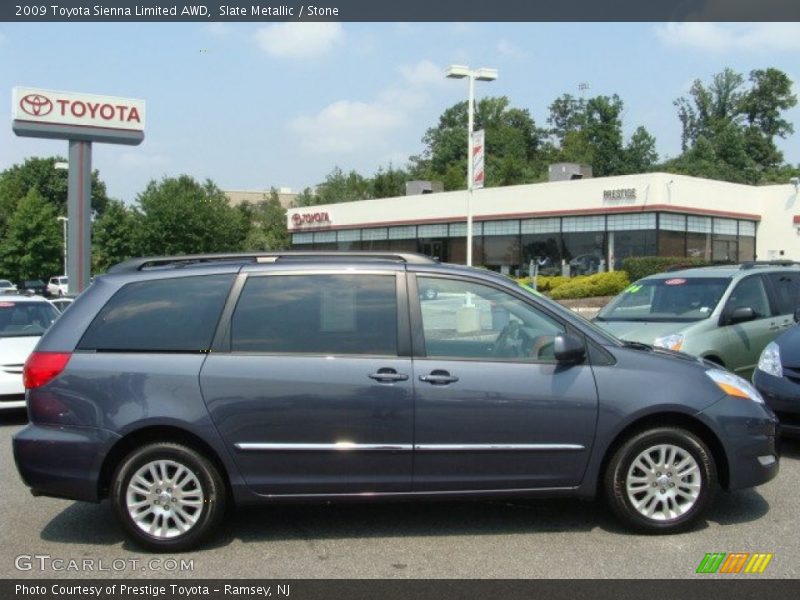 Slate Metallic / Stone 2009 Toyota Sienna Limited AWD