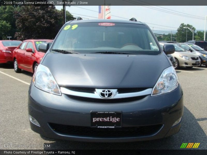 Slate Metallic / Stone 2009 Toyota Sienna Limited AWD