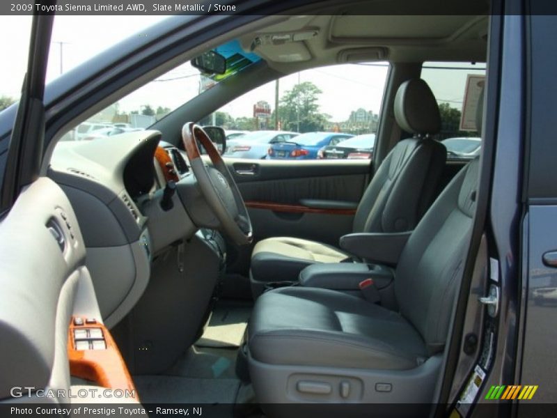 Slate Metallic / Stone 2009 Toyota Sienna Limited AWD