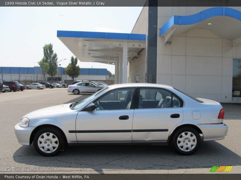 Vogue Silver Metallic / Gray 1999 Honda Civic LX Sedan