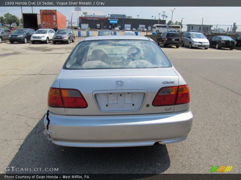 Vogue Silver Metallic / Gray 1999 Honda Civic LX Sedan
