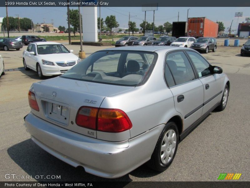Vogue Silver Metallic / Gray 1999 Honda Civic LX Sedan