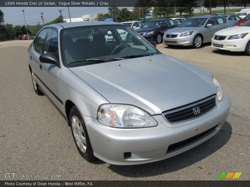 Vogue Silver Metallic / Gray 1999 Honda Civic LX Sedan