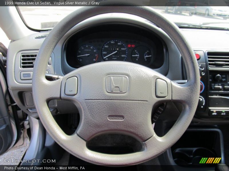 Vogue Silver Metallic / Gray 1999 Honda Civic LX Sedan