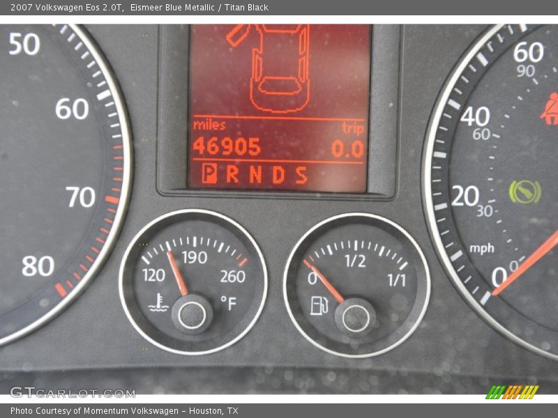 Eismeer Blue Metallic / Titan Black 2007 Volkswagen Eos 2.0T