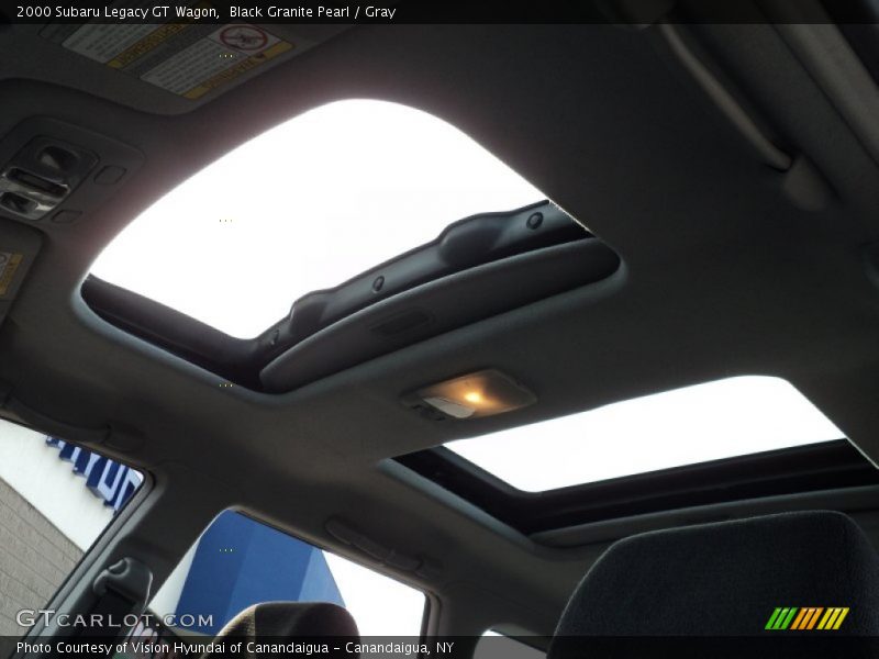 Black Granite Pearl / Gray 2000 Subaru Legacy GT Wagon