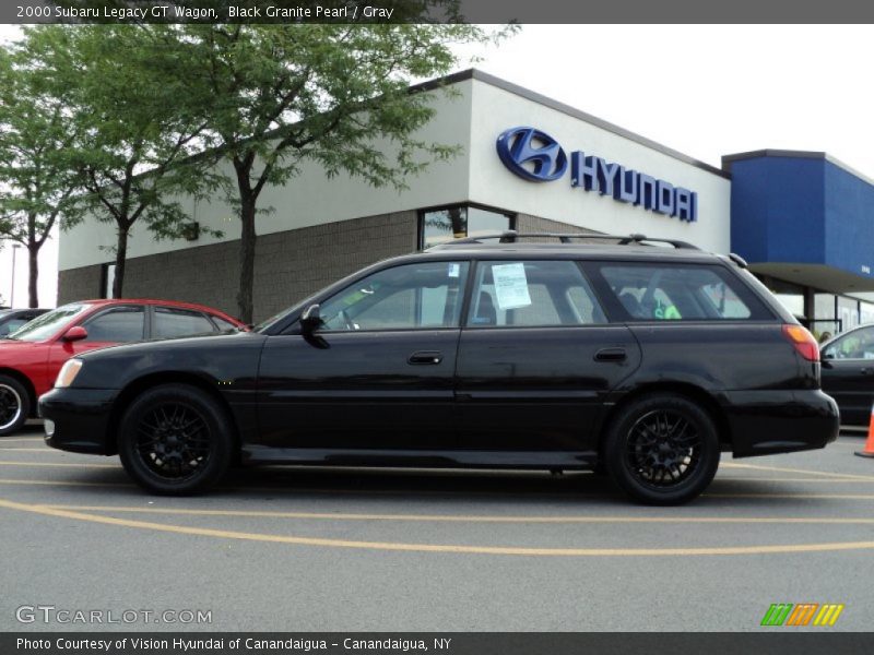 Black Granite Pearl / Gray 2000 Subaru Legacy GT Wagon