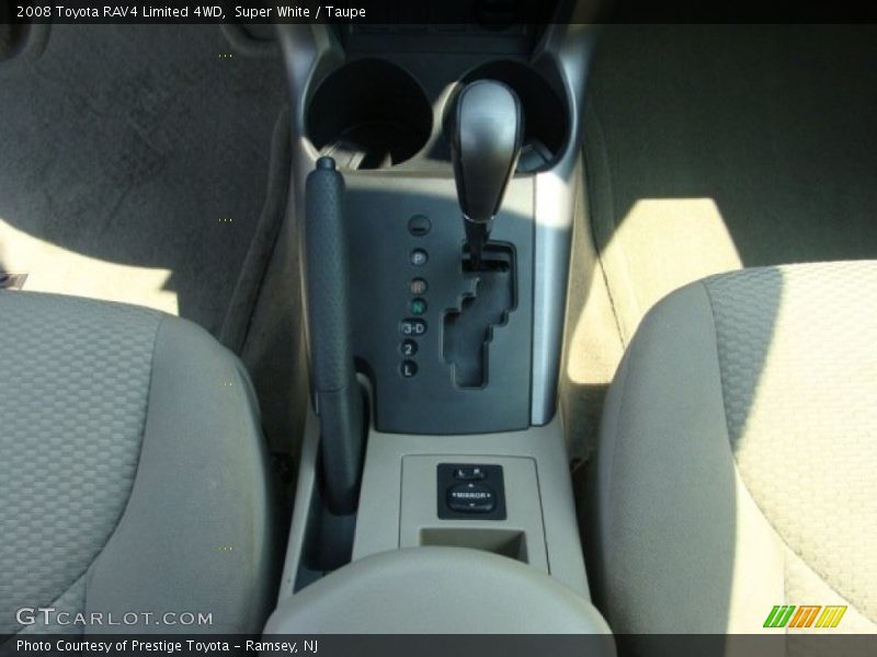 Super White / Taupe 2008 Toyota RAV4 Limited 4WD