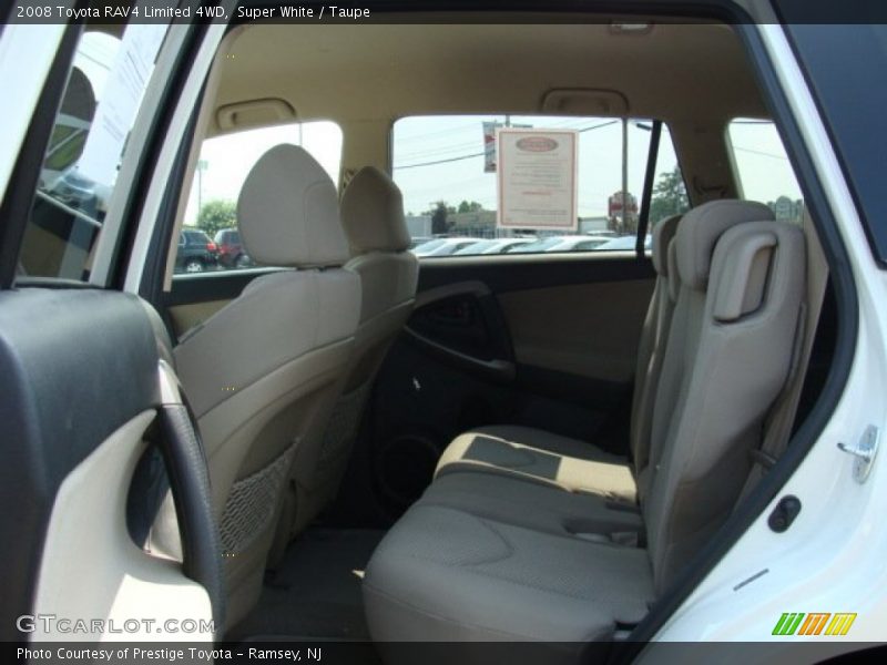 Super White / Taupe 2008 Toyota RAV4 Limited 4WD