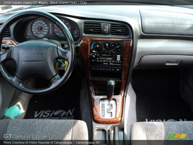 Black Granite Pearl / Gray 2000 Subaru Legacy GT Wagon