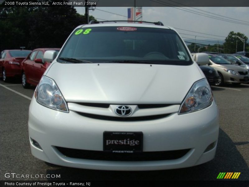 Arctic Frost Pearl / Stone 2008 Toyota Sienna XLE
