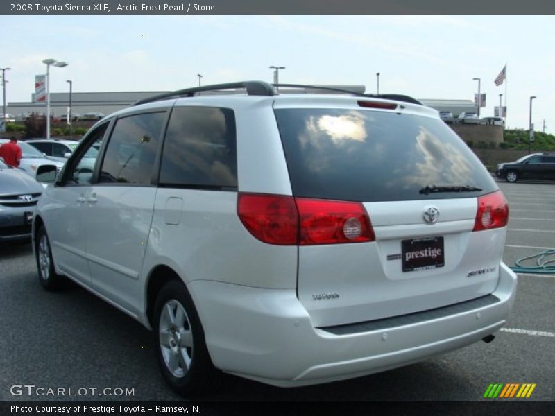 Arctic Frost Pearl / Stone 2008 Toyota Sienna XLE