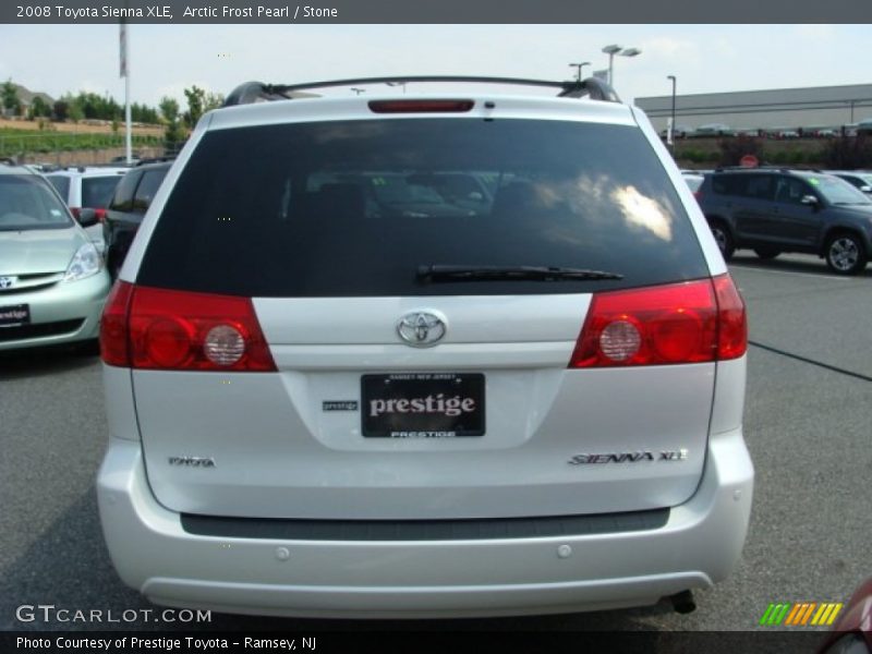 Arctic Frost Pearl / Stone 2008 Toyota Sienna XLE