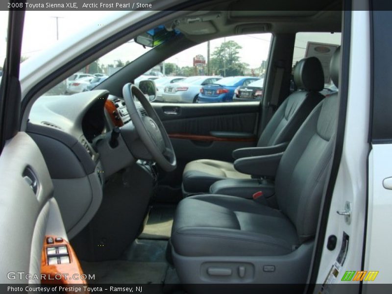 Arctic Frost Pearl / Stone 2008 Toyota Sienna XLE