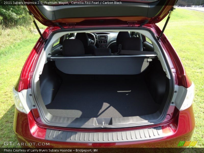Camellia Red Pearl / Carbon Black 2011 Subaru Impreza 2.5i Premium Wagon