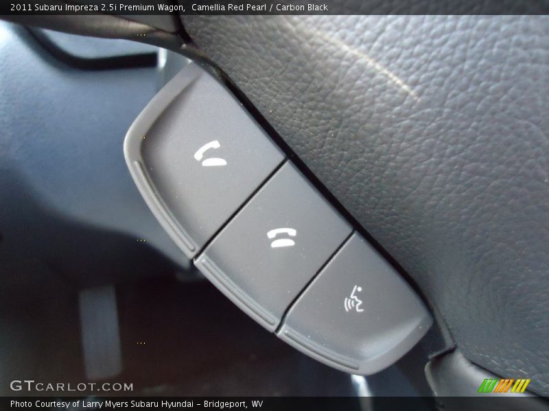 Camellia Red Pearl / Carbon Black 2011 Subaru Impreza 2.5i Premium Wagon
