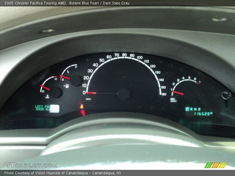 Butane Blue Pearl / Dark Slate Gray 2005 Chrysler Pacifica Touring AWD