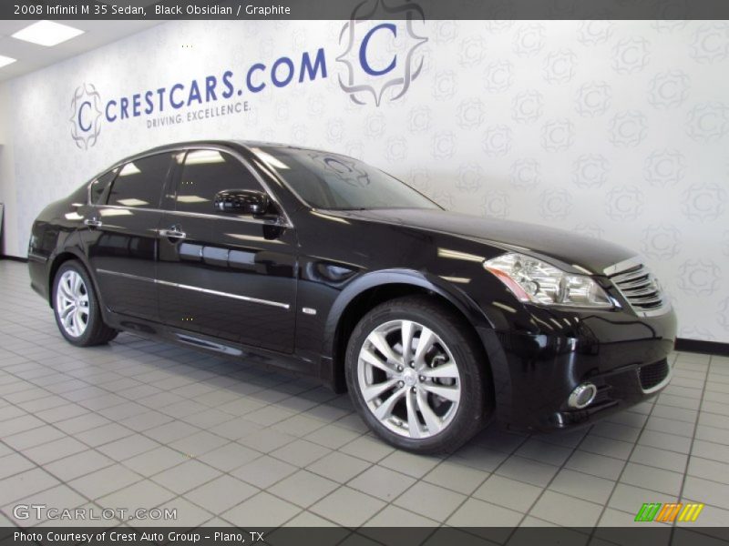 Black Obsidian / Graphite 2008 Infiniti M 35 Sedan