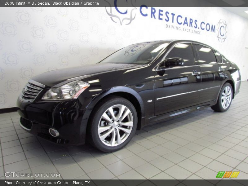 Black Obsidian / Graphite 2008 Infiniti M 35 Sedan
