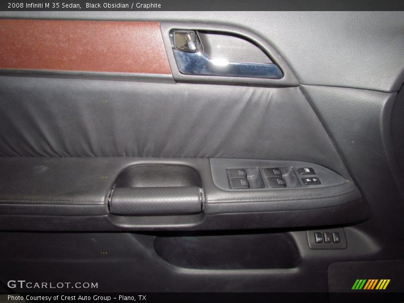 Black Obsidian / Graphite 2008 Infiniti M 35 Sedan