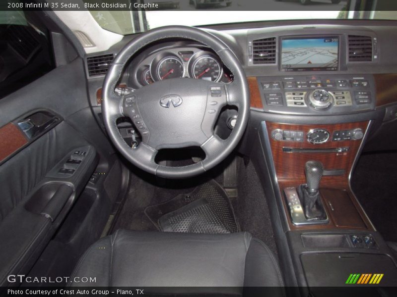 Black Obsidian / Graphite 2008 Infiniti M 35 Sedan