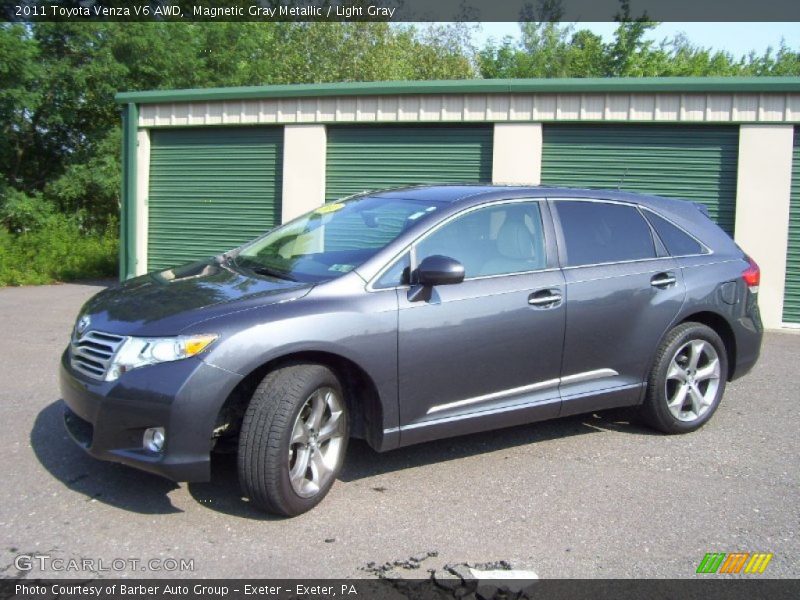 Magnetic Gray Metallic / Light Gray 2011 Toyota Venza V6 AWD